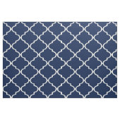Tissu fait sur commande de Quatrefoil d'ivoire et (Fat Quarter)