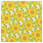 Tissu fait sur commande de tournesols (Fermer)