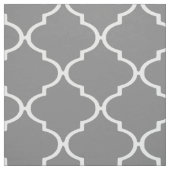 Tissu fait sur commande gris et blanc de (Échantillon)