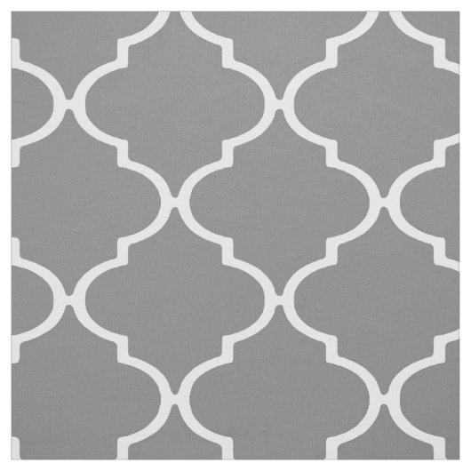 Tissu fait sur commande gris et blanc de (Échantillon)