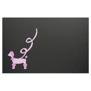 Tissu Faites une jupe de caniche noircir