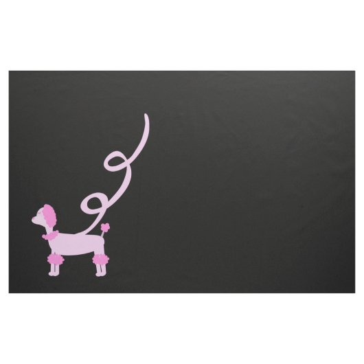 Tissu Faites une jupe de caniche noircir (Yard)
