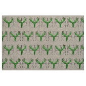 Tissu Faites votre propre logo de chasse de cerfs (Fat Quarter)