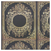 Tissu Falln Ornate Gold Frame (Parfait pour un Monogramm (Fermer)