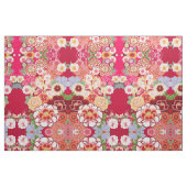 Tissu Falln Red Floral Burn (Yard)
