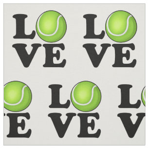 Tissu Fan de tennis d'amour de tennis
