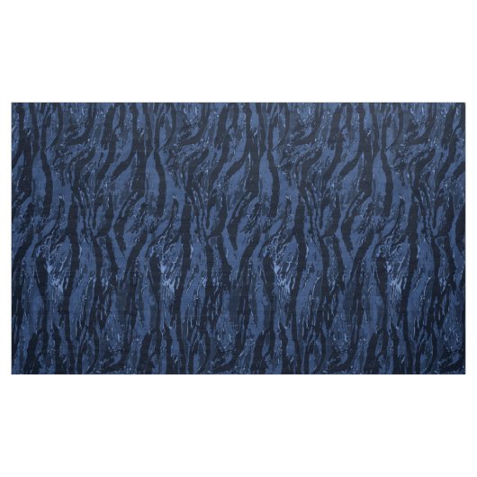 Tissu fané de Camo de rayure bleue (Yard)