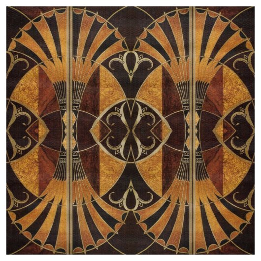 TISSU FANS D'ART DÉCO (Échantillon)