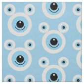 Tissu Fantaisie face d'ours blanc (Échantillon)