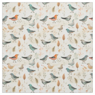 Tissu Fantasia plumes : Whimsy Bird