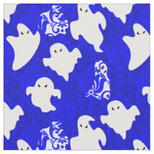 Tissu fantôme de soie bleue halloween apparition paranor