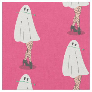 Tissu fantôme halloween poissonnets jambes