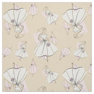 Tissu Fashion Bride Neutral Group Multi petit motif