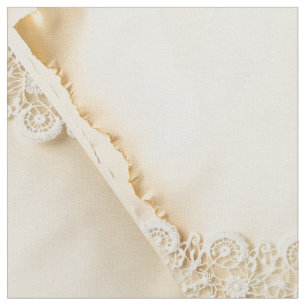 Tissu Faux Ecru Lace Boxes Fabric