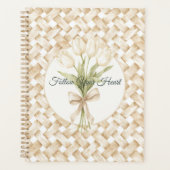 Tissu Faux Tressé Blanc Crème (Devant)