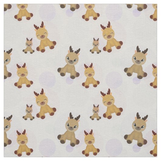 Tissu Fawns Bambi. (Échantillon)