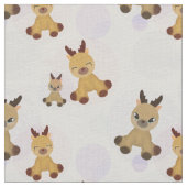 Tissu Fawns Bambi. (Détail)