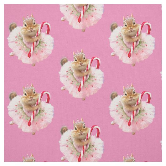 Tissu Fée de prune de Chipmunk (Échantillon)