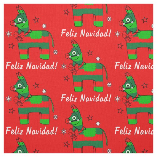 Tissu Feliz Navidad ! (Échantillon)