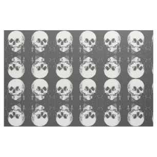 Tissu Femme avec Halloween Réflexion crâne en miroir