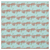 Tissu Fentes bébé accrochées au Motif d'arbre (Échantillon)