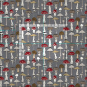 Tissu fer à champignons (Carreau)