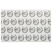 Tissu Fer à cheval vintage (Fat Quarter)