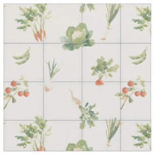 Tissu Ferme moderne végétarienne moisson buffalo carreau