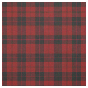 Tissu Ferme Russe Red Black Buffalo Plaid Check