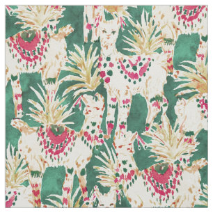 Tissu FESMA Red Green Holiday Imprimer