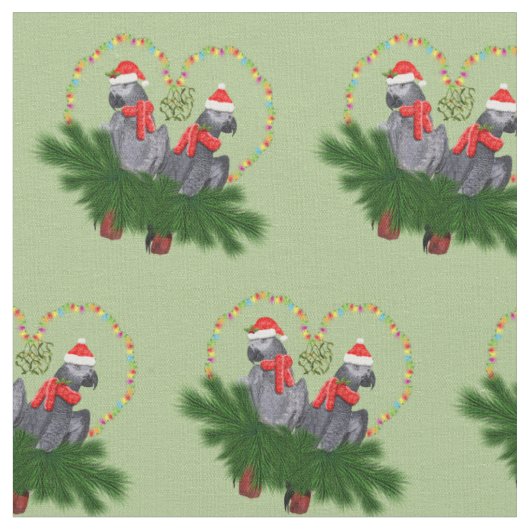 Tissu Festif Featherballs (vert clair) (Fermer)
