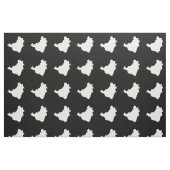 Tissu Festif noir Brésil (Fat Quarter)