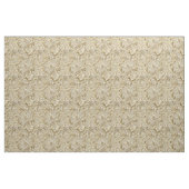 Tissu Festive beige or à outils cuir (Fat Quarter)