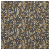 Tissu Festive black gold tooled leather (Échantillon)