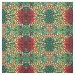 Tissu Festive de Noël Gold Stars ABSTRAIT