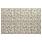 Tissu Festive white gold tooled leather (Fat Quarter)