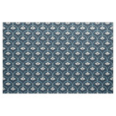 Tissu Feston de bleu marine d'art déco (Fat Quarter)