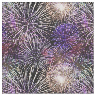 Tissu Fête colorée Starbursts