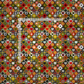 Tissu fête de la parava (Carreau)