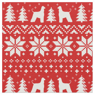 Tissu Fête de Noël des silhouettes afghanes