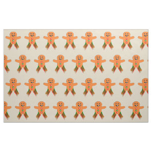 Tissu Fête de Noël Gingerbread Homme Craft Fabric