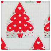 TISSU FÊTE DE VACANCES DE NOËL ROUGE (Fermer)