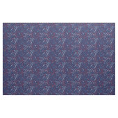 Tissu Feu d'artifice bleu rouge (Fat Quarter)