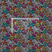 Tissu feu d'artifice cobalt (Carreau)