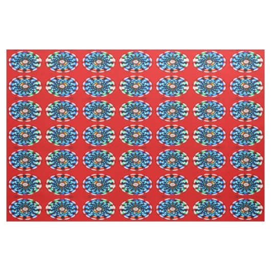 Tissu Feu de bougie éclaté (Fat Quarter)