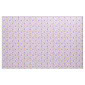 Tissu feu de camp marshmallow chocolat smoré violet (Yard)