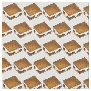 Tissu Feu de Campement Smores Toasé Marshmallow S'mores
