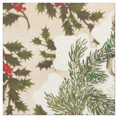 Tissu Feu de neige Holly Rabbit (Détail)