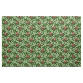 Tissu Feu et hellebore, vert clair (Fat Quarter)