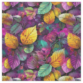 Tissu Feuillage d'automne enchanté